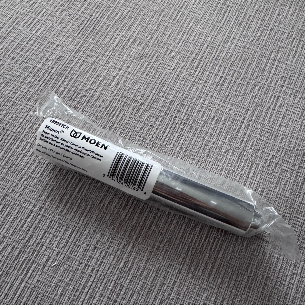 Moen YB8099CH Mason replacement toilet paper roller in a chrome finish